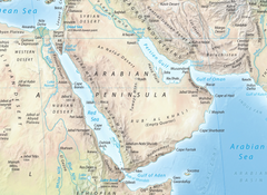 World Equal Earth Wall Map Physical — Africa-Centred