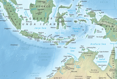 World Equal Earth Wall Map Physical — Africa-Centred