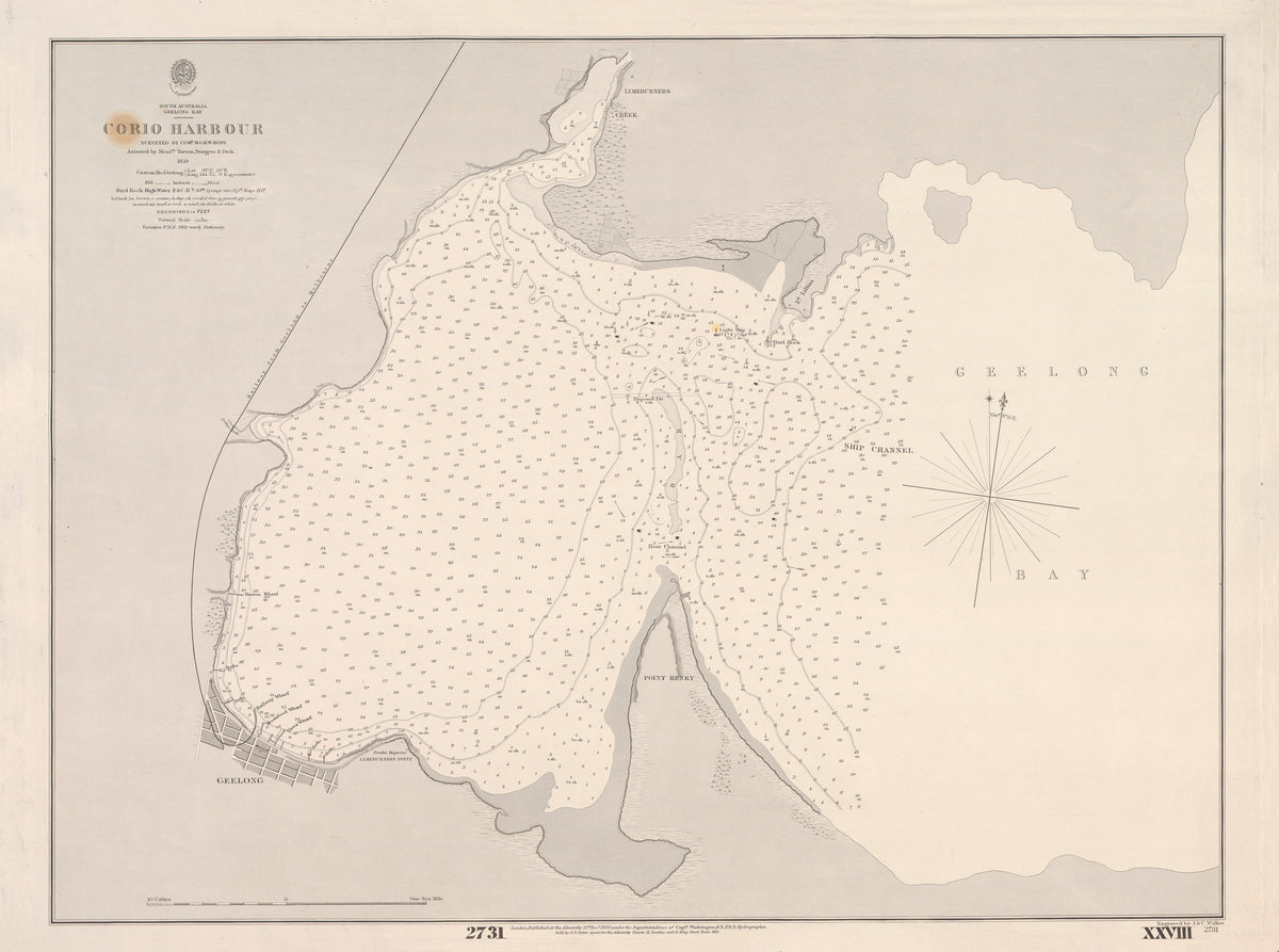 South Australia — Geelong Bay & Corio Harbour | Mapworld