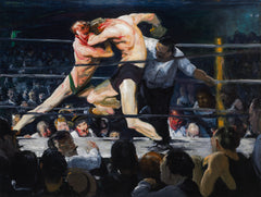 Stag at Sharkey's (1909) painting by George Wesley Bellows | Mapworld