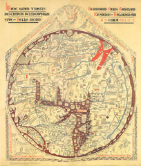 Stanford's Facsimile of the Hereford Mappa Mundi published 1869