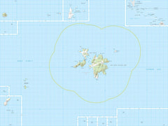 Kent Group 1:50,000 Topographic Map – Tasmania
