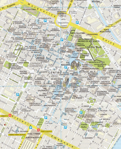 Turin City Map TCI | Mapworld