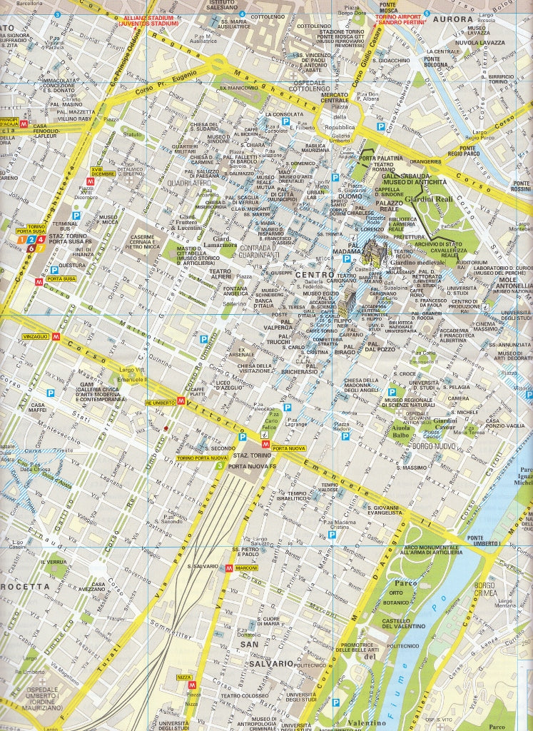 Turin City Map TCI | Mapworld