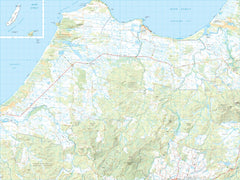 Boobyalla 1:50,000 Topographic Map – Tasmania