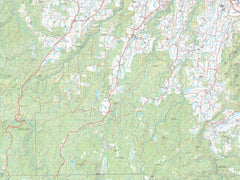 Emu River 1:50,000 Topographic Map – Tasmania