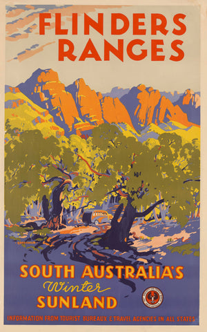 TRAVEL POSTER - Flinders Ranges