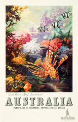 TRAVEL POSTER - Great Barrier Reef by James Northfield