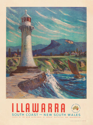 TRAVEL POSTER - Illawarra South Coast New South Wales | Mapworld
