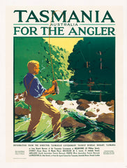 TRAVEL POSTER - Tasmania for the Angler