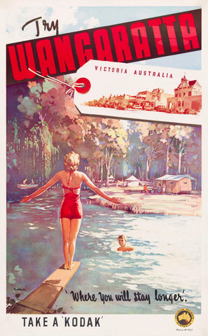 TRAVEL POSTER -Try Wangaratta