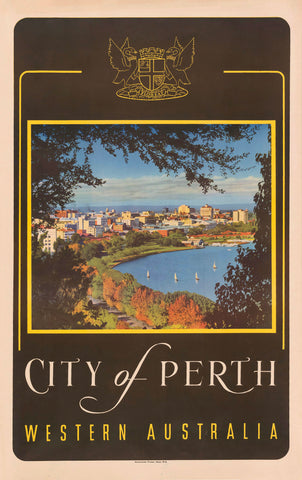TRAVEL POSTER - City of Perth