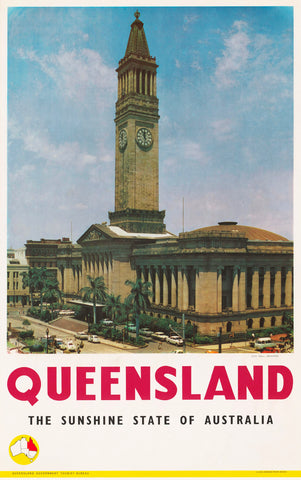 TRAVEL POSTER - Queensland Vintage Poster
