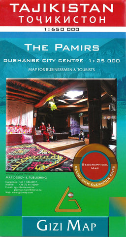 Tajikistan Gizi Maps Folded