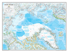 The Arctic Wall Map – National Geographic | Mapworld