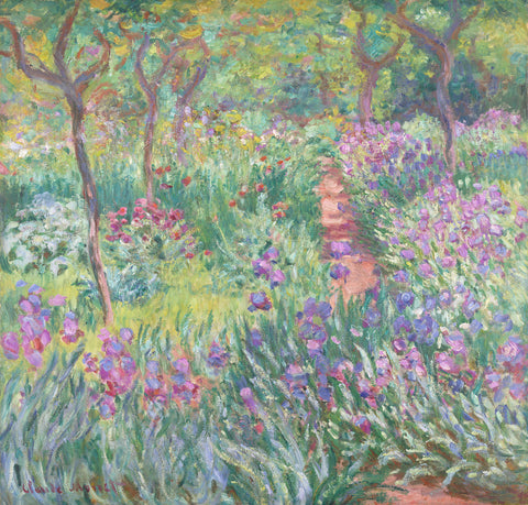 The Artist's Garden in Giverny (1900) by Claude Monet
