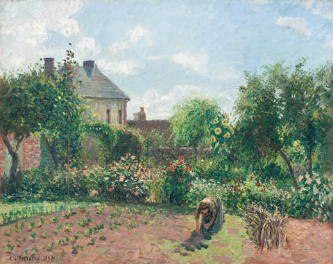 The Artist's Garden at Eragny (1898) by Camille Pissarro