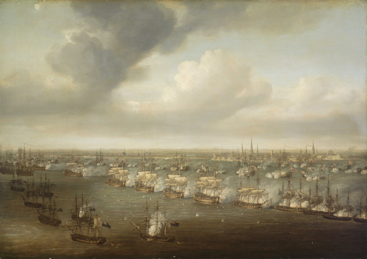 The Battle of Copenhagen by Nicholas Pocock | Mapworld