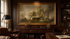 The Battle of Trafalgar by Clarkson Frederick Stanfield