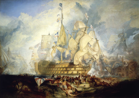The Battle of Trafalgar by Joseph Mallord William Turner