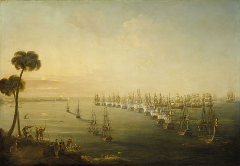 The Battle of the Nile by Nicholas Pocock