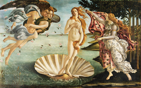 The Birth of Venus (1485) by Sandro Botticelli