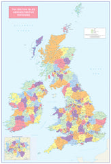 The British Isles Administrative Divisions by Cosmographics