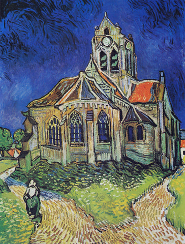 The Church at Auvers (1890) by Vincent van Gogh