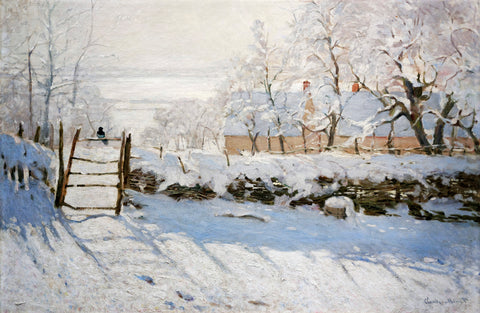 The Magpie (1868–1869) by Claude Monet