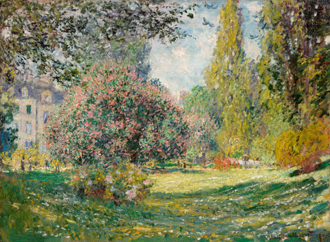 The Parc Monceau (1876) by Claude Monet