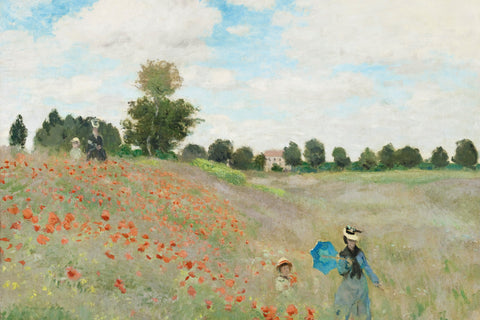 The Poppy Field near Argenteuil (1873) by Claude Monet