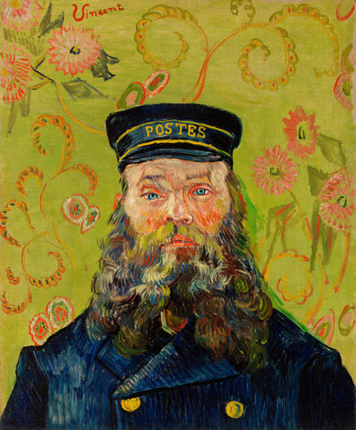 The Postman (Joseph Roulin) (1888) by Vincent Van Gogh