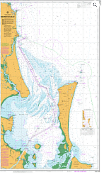 AUS 236 - Moreton Bay Nautical Chart