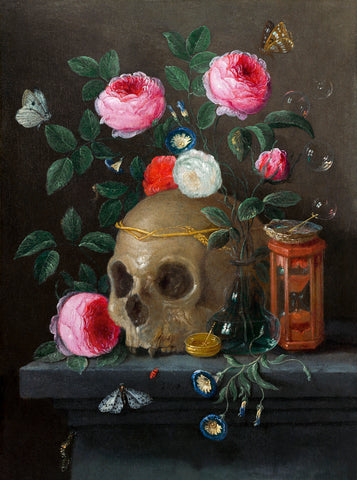 Vanitas Still Life (ca.1665–1670) by Jan van Kessel