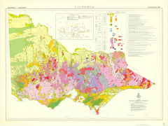 Victoria Geological Map (1977) — map
