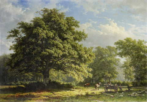 View in the Bentheim Forest by George Andries Roth