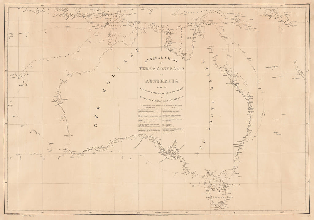 Voyages of Matthew Flinders in the HMS | Mapworld