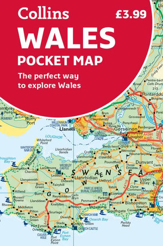 Wales Pocket Map Collins Folded