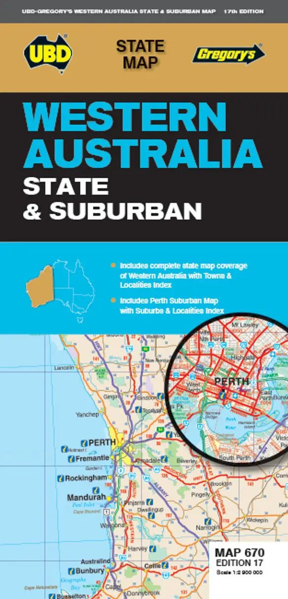 Western Australia 670 – UBD | Mapworld