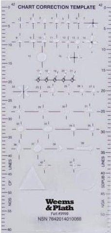 Chart Correction Template #9998 by Weems & Plath