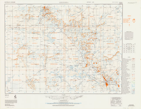 Western Austalia Historical Gold Field Maps - Leonora