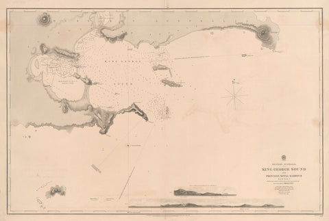 Western Australia — King George Sound & Princess Royal Harbour (1859)