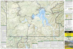 Yellowstone National Park National Geographic Folded Map