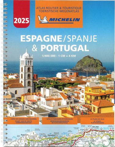 Spain & Portugal Road Atlas Michelin 2025