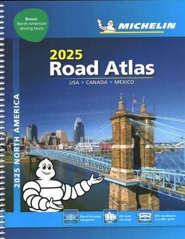 North America Road Atlas Michelin 2025