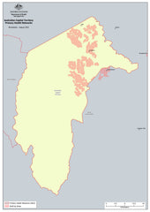 ACT Primary Health Care Network Wall Map — wall map