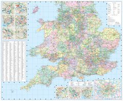 Britain Collins Folded Map 2025