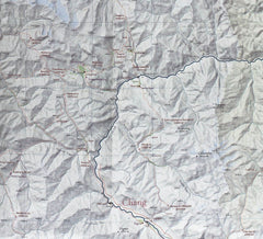 Ladakh & Zanskar Central Olizane Specialist Folded Map – reverse and index | Mapworld