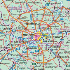 Russia West & St Petersburg ITMB Map