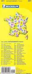 France Meurthe & Moselle,Meuse Michelin Map 307
